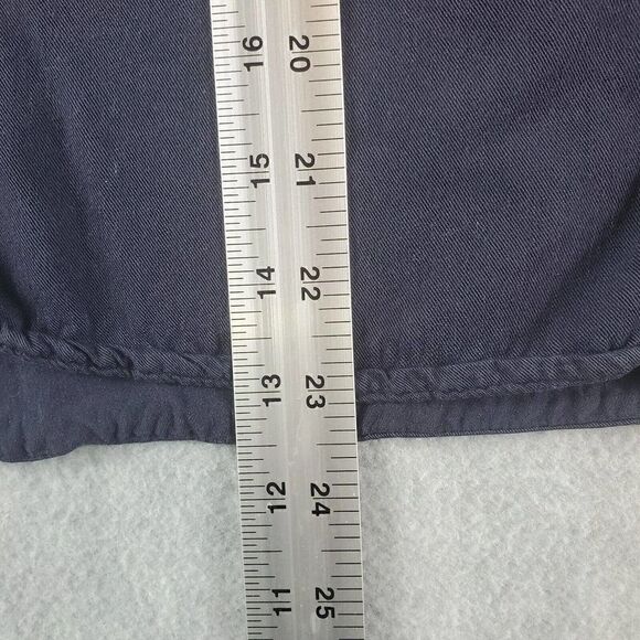 Harper Shirt Womens Large Blue Long Sleeve Flowy Relaxed Button Up Top - Picture 4 of 8